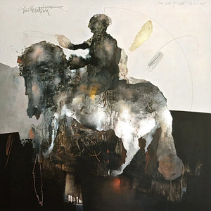 The Horseman by Jean-Louis Bessede, Acrylic on Wood