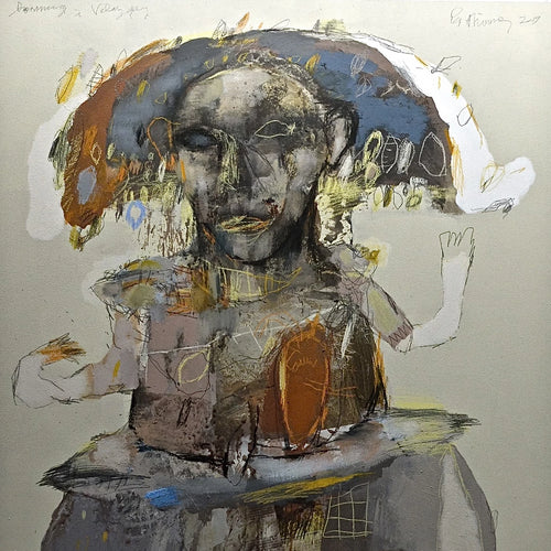 The Infanta by Jean-Louis Bessede, Acrylic on Wood