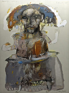 The Infanta by Jean-Louis Bessede, Acrylic on Wood
