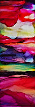 "Desert Sun" by Elyse Elguezabal, Alcohol Ink on Canvas