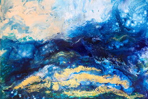 "Dream Beach" By Shelly Leitheiser, Acrylic on Canvas