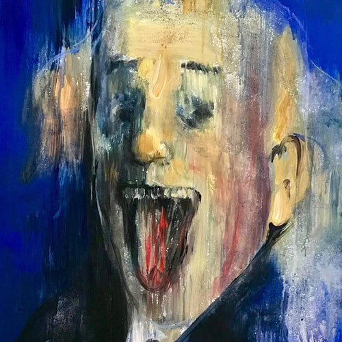 Einstein by Wang Lei, Acrylic on Canvas