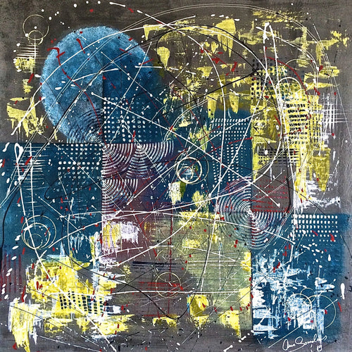 Explosion by Ana Gonçalves, Acrylic on Canvas