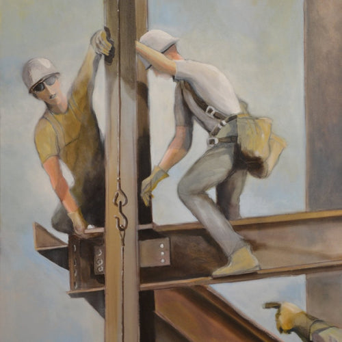 Raising Iron by Fred DiVito, Acrylic on Canvas