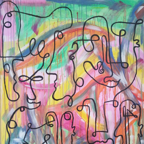 Family by Frederik Bülow, Acrylic on Canvas