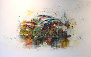 "Flight" By  Jasmine Saidi, Acrylic on Canvas