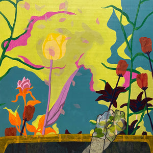 "Floral Dreams" By Alexandra Hudson, Acrylic on Canvas