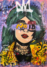 “Game Over” By Lilly Arts, Mixed Media on Canvas