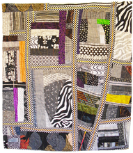 Gridlock II by Ann Baldwin May, Fiber Art Quilt