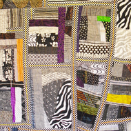Gridlock II by Ann Baldwin May, Fiber Art Quilt