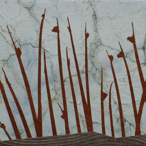 By the Resevoir by Amanda Bielby, Mixed Media on Canvas