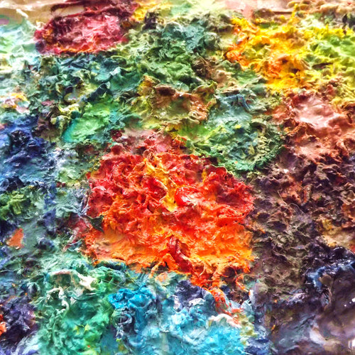 The Hub of My Life by Jo Van Kampen, Oil on Canvas Board