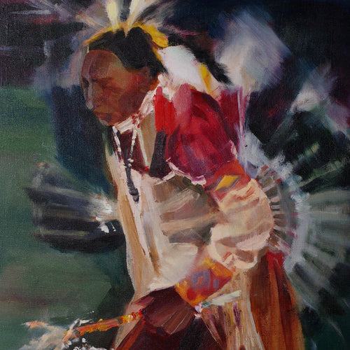 Dancing by Paola Diaz Silva, Oil on Canvas