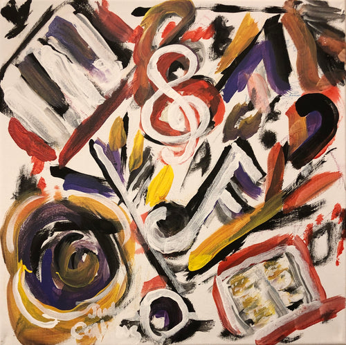Cacophony of Sound by Judy Collins, Acrylic on Canvas