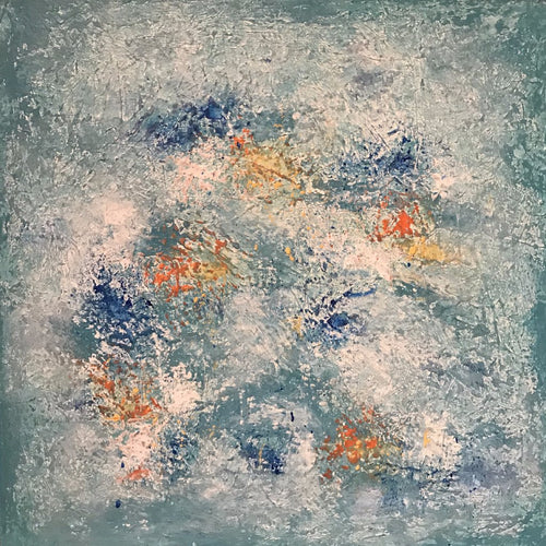 Summer Vibes By Cecilie Kolderup, Acrylic On Canvas