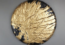 Constellation 3 by Daniele Pollitz,  Acrylic Paste Spray Paint and Gold Leaf