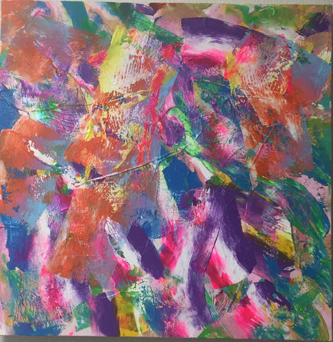 “Untitled 2”  By Chicken, Acrylic on Canvas