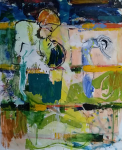 Kiss by Søren Ankarfeldt, Oil on Canvas