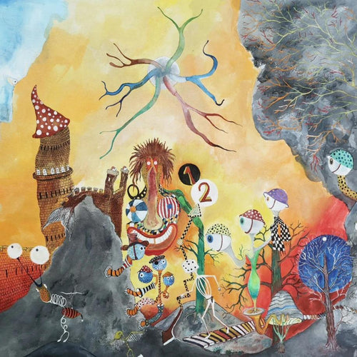 Outside the Castle by Jonni Ekdahl, Gouache on Paper