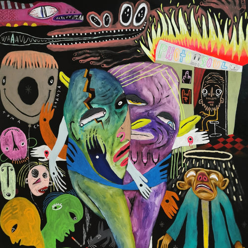 The Party of Existentialism by Jordi Llagostera Roig, Mixed Media on Canvas