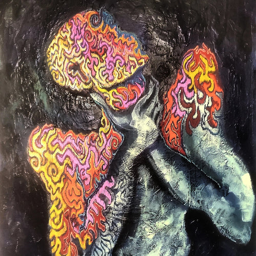 Choking on My Soul by Kevin Casey, Acrylic on Canvas