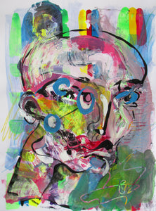 Charles Pierce by Rastko Vidovic, Acrylic on Canvas