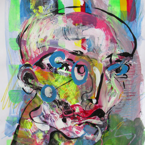 Charles Pierce by Rastko Vidovic, Acrylic on Canvas