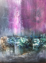 Purple Rain by Hilde Vaadal, Acrylic and Mixed Media on Canvas