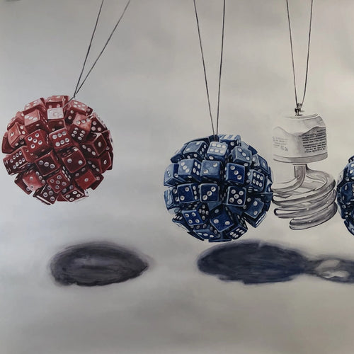 Pendulum by Yourden Ricardo, Watercolor on Paper