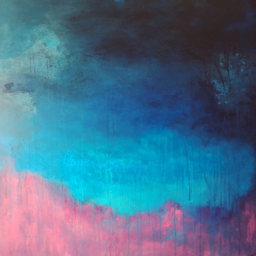 Sea of Grass by Eleanor McKnight, Oil and Acrylic on Canvas