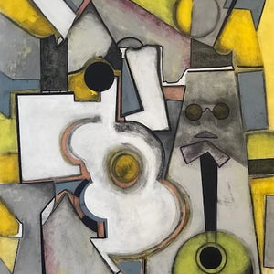 Musicians 1 by Edward Berkise, Oil on Canvas