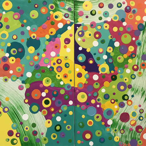 Explotion by Sorimar Sandoval, Mixed Media