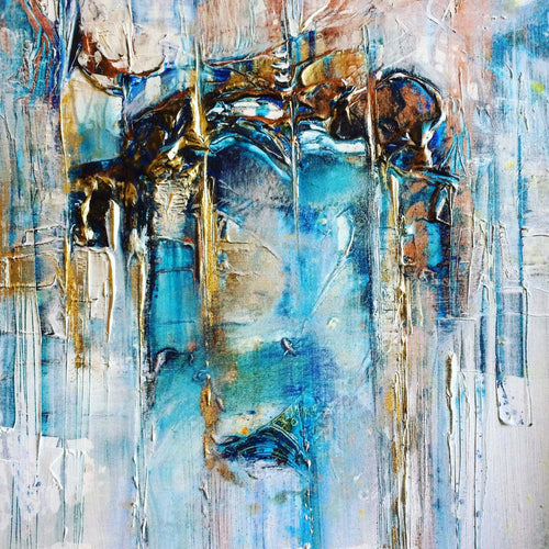 Silent Tears Scream By Andrea Ehret, Acrylic On Canvas