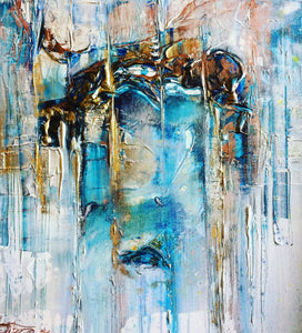 Silent Tears Scream By Andrea Ehret, Acrylic On Canvas