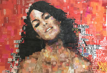 AALIYAH by Whitney Anderson, Hand-Cutout Collage
