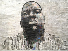 BIGGIE by Whitney Anderson, Hand-Cutout Collage