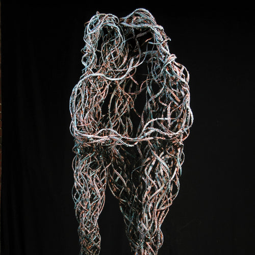 Return by Mirosław Struzik, Patinated Steel