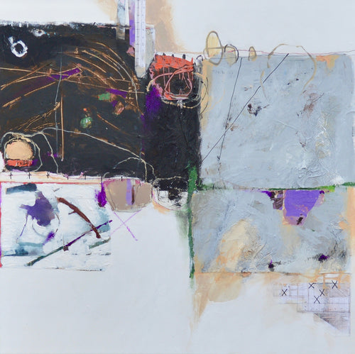 Intersections/Interventions No. 40 by John Alan Stock, Mixed Media on Canvas