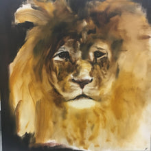 Let Me Play the Lion Too by Jana M. Sico, Oil on Canvas