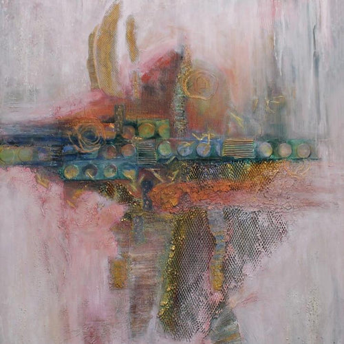Ellipses by Janice Pluma, Mixed Media on Canvas
