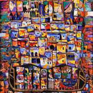 "Ark" by Kamal Habib Hasan, Oli on Canvas