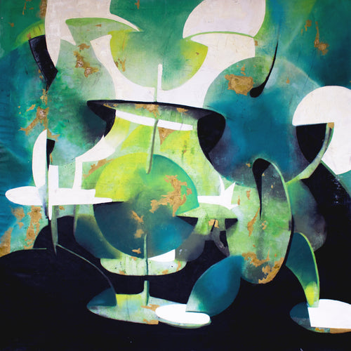 Kintsugi 1 by Liliana Buzolin, Mixed Media on Canvas
