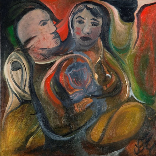 Lovers by Monica Pennetti, Oil and Acrylic on Canvas