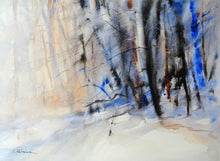 “Blue Forest” By Luis Camara, Watercolor on Hot Pressed Paper