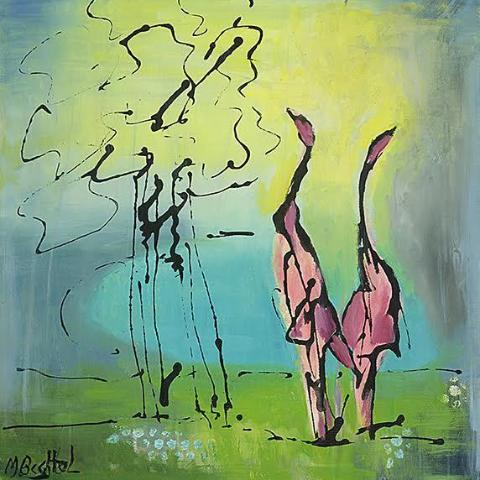 Tall Geese by Mary Bechtol