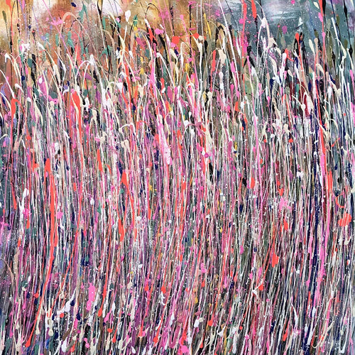 Mode Neon by Courtney Kolker, Acrylic on Canvas