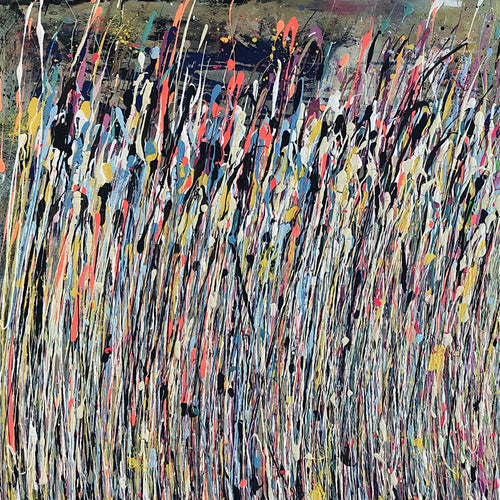 Mode Paradiso by Courtney Kolker, Acrylic on Canvas