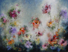 French Gardens by Sharon Grimes, Mixed Media on Canvas