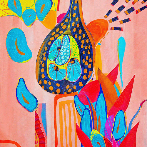 Neme Sola by Cynthia Pareja Dubin, Mixed Media on Paper