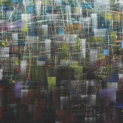 Net by Jacek Jasiniak, Mixed Media on Canvas